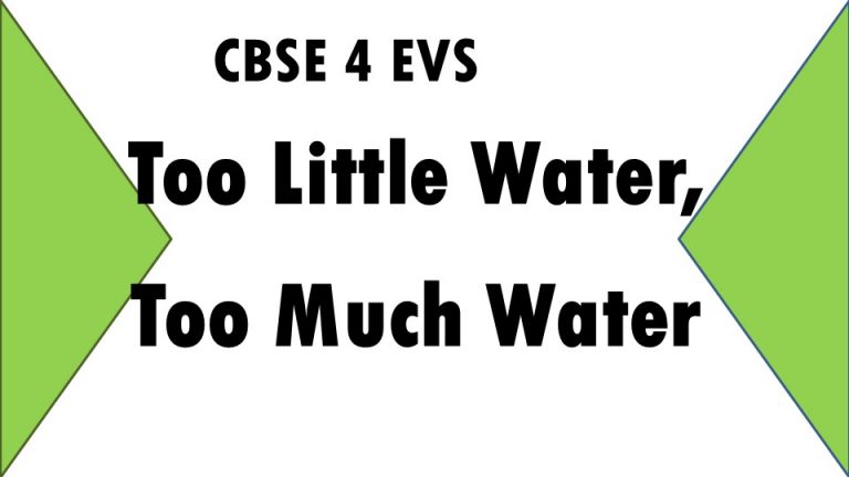 ncert-solutions-class-4-evs-too-little-water-too-much-water